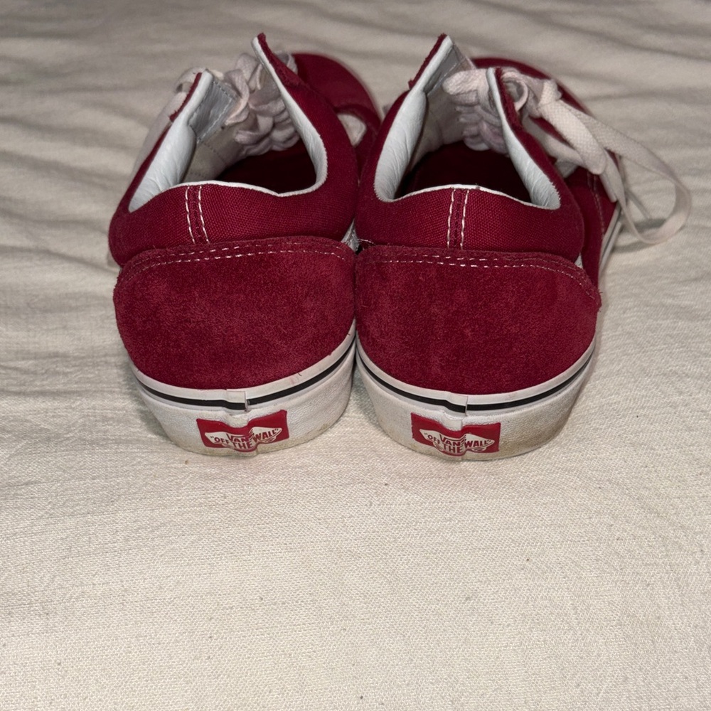 Vans Men's Burgundy Sneakers - Picture 4 of 6